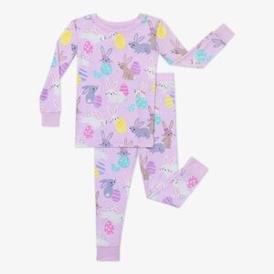 Little Sleepies Lavender Hoppy Days Two-Piece Pajama Set Size 3T